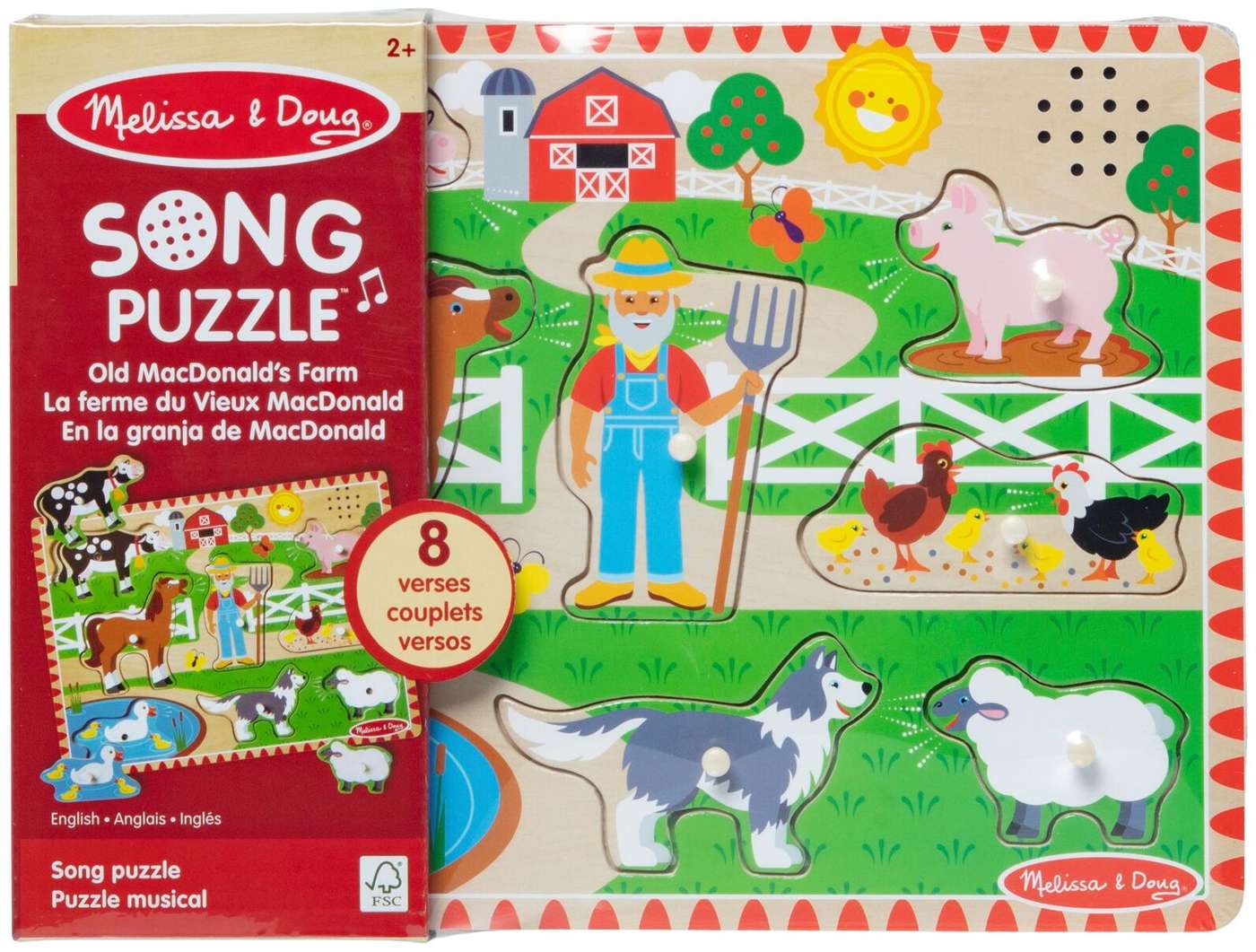 Аудио-пазл Melissa & Doug У Пийппола ваари был дом (песни на английском языке)
