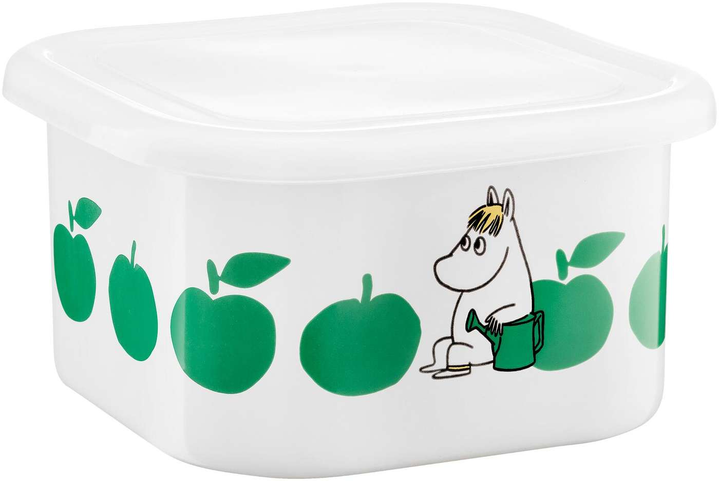 Эмалированная банка Muurla с крышкой Moomin Iloiset omput 1, 5 л