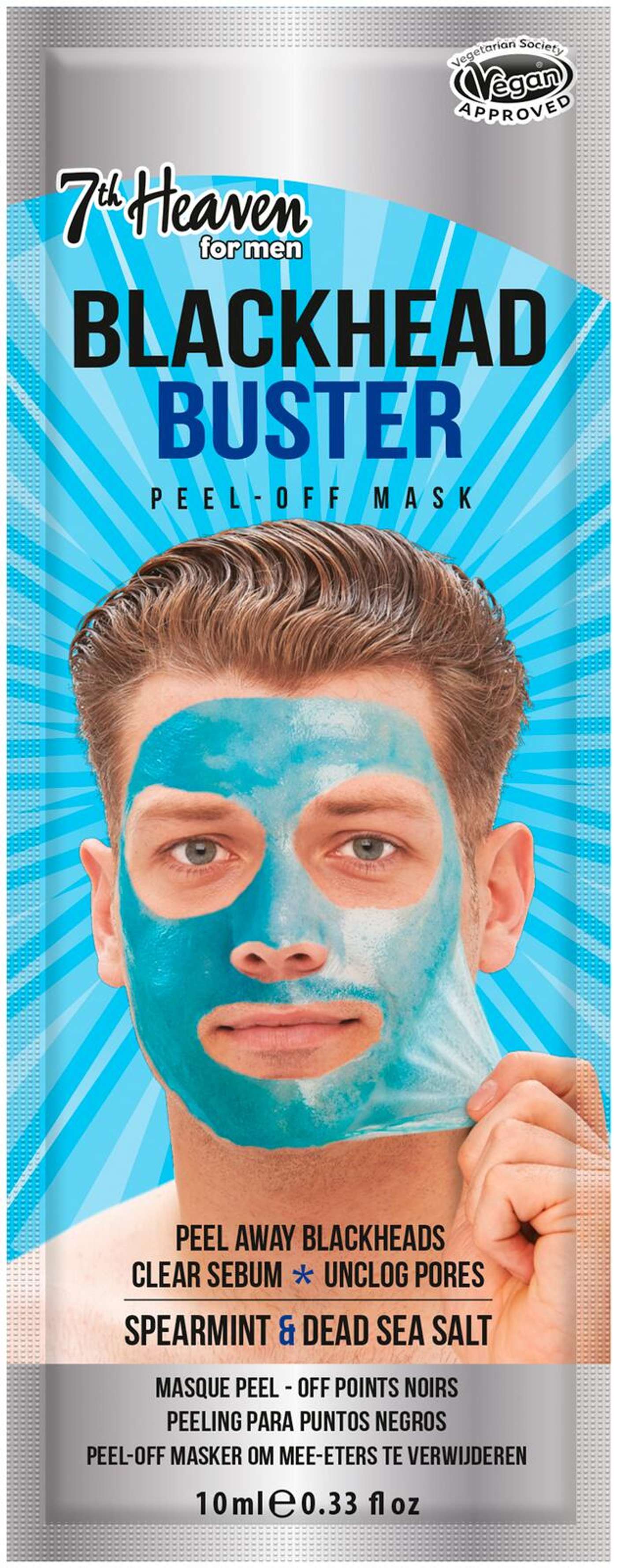 7th Heaven Mens Blackhead Buster Peel-off 10 мл, маска для лица