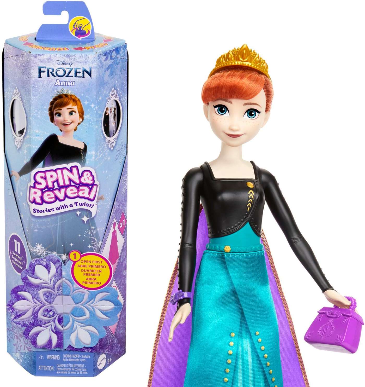 Disney Frozen Fashion Reveal модная кукла Анна