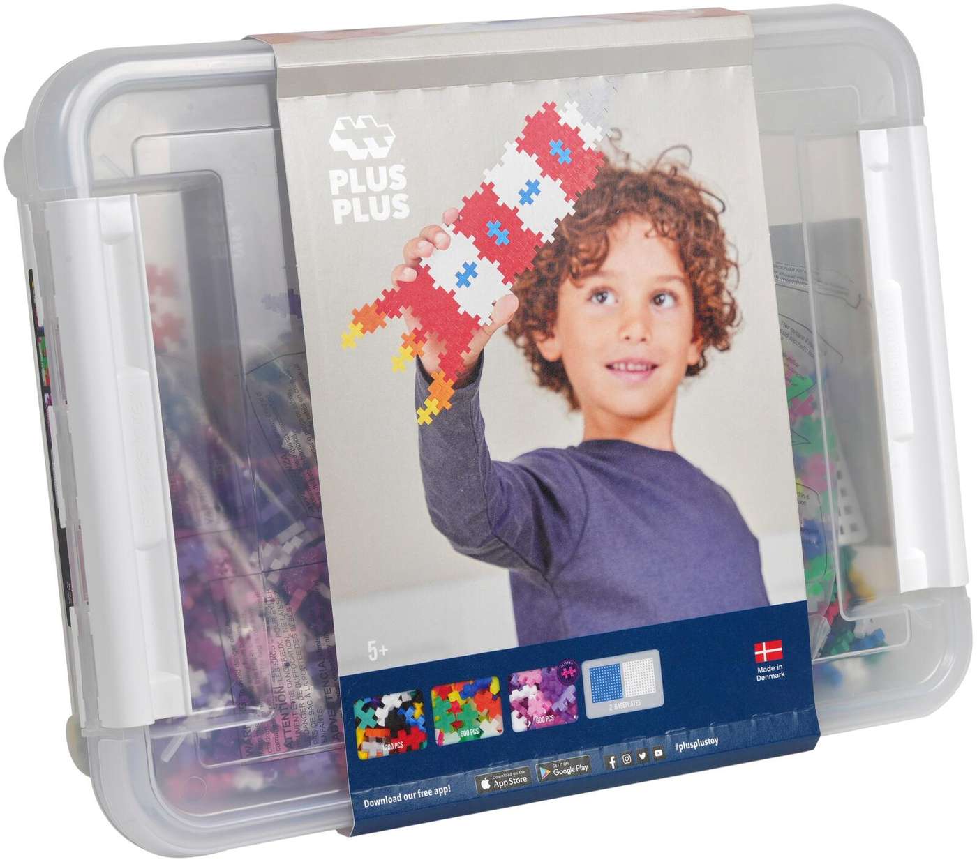Plus-Plus 2400 поставляется с ящиком для хранения.