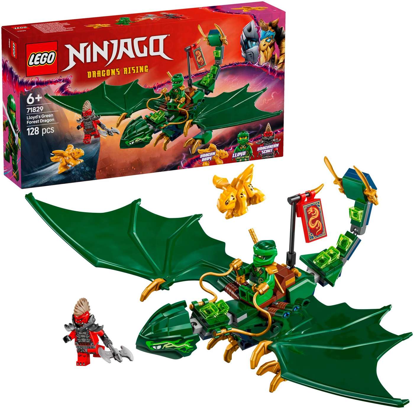 LEGO® Ninjago 71829 Лесной зеленый дракон Ллойда