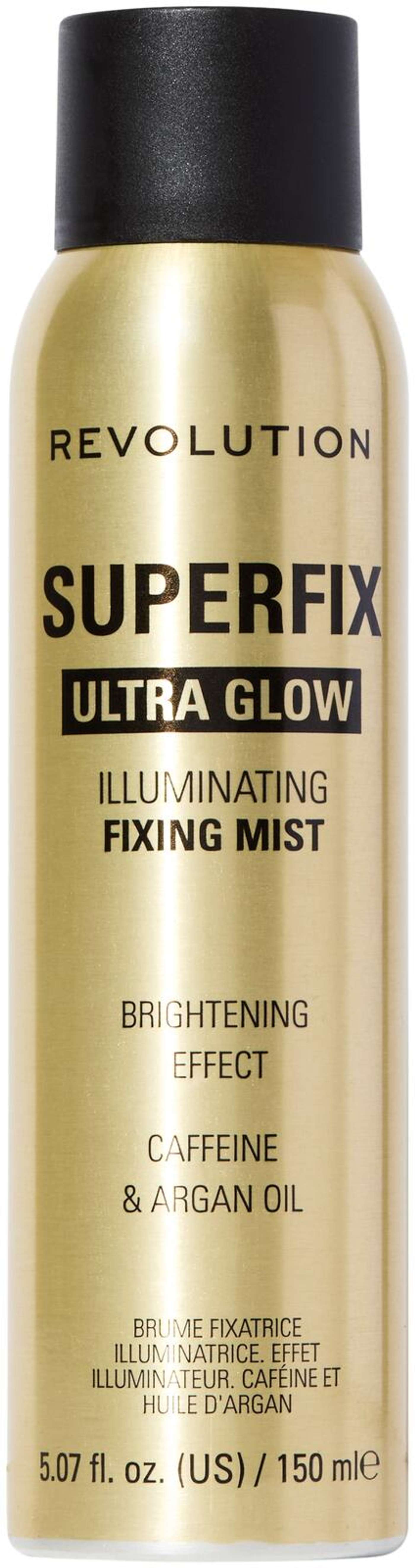 Makeup Revolution superfix Extra Glow спрей-фиксатор для макияжа 150 мл для усиления сияния