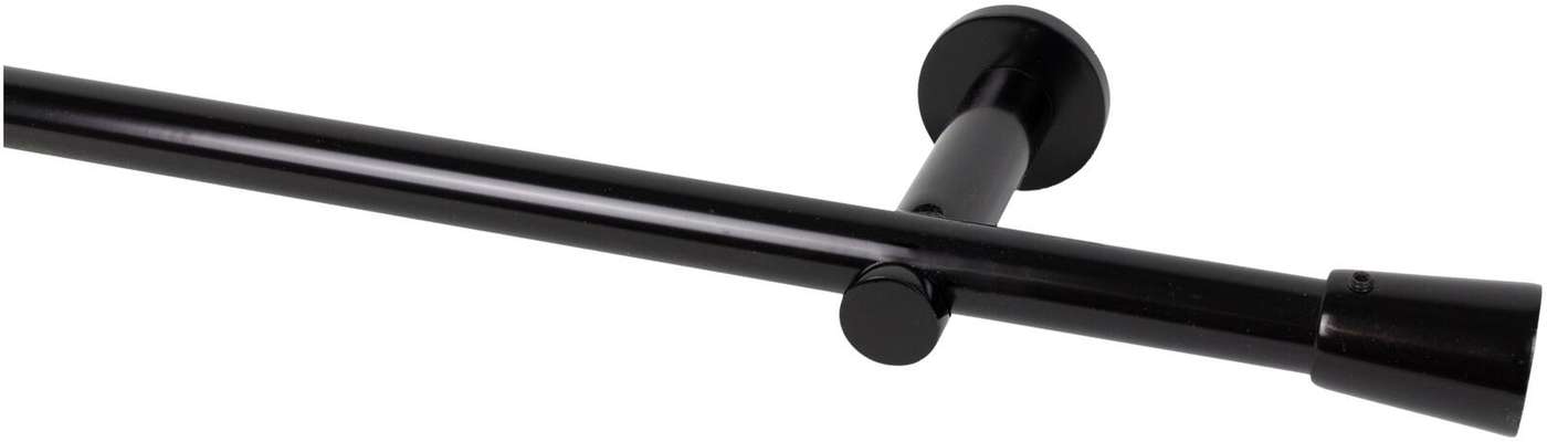 Карниз Pisla Tivoli 120-210см 16мм черный (цвет черный)