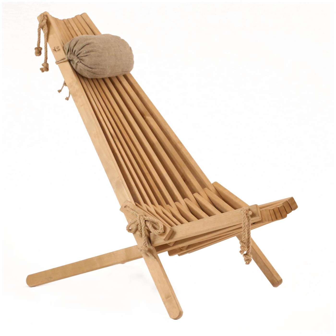 EcoFurn® Eco стул + подушка, светло-коричневая береза, промасленная (цвет светло-коричневый , смазанный маслом)