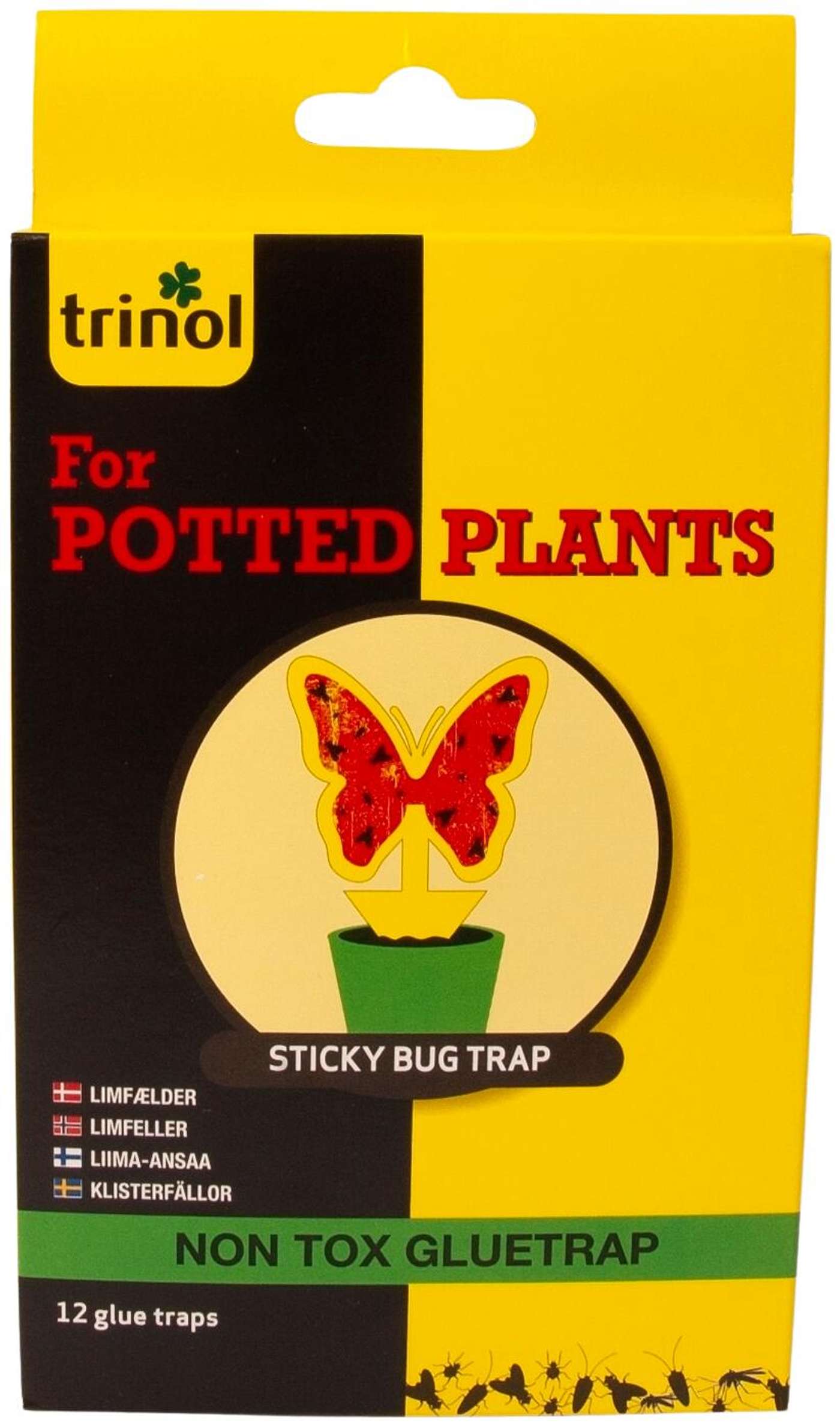 Палочка для борьбы с вредителями Trinol, 12 клеевых ловушек Sticky Bug.
