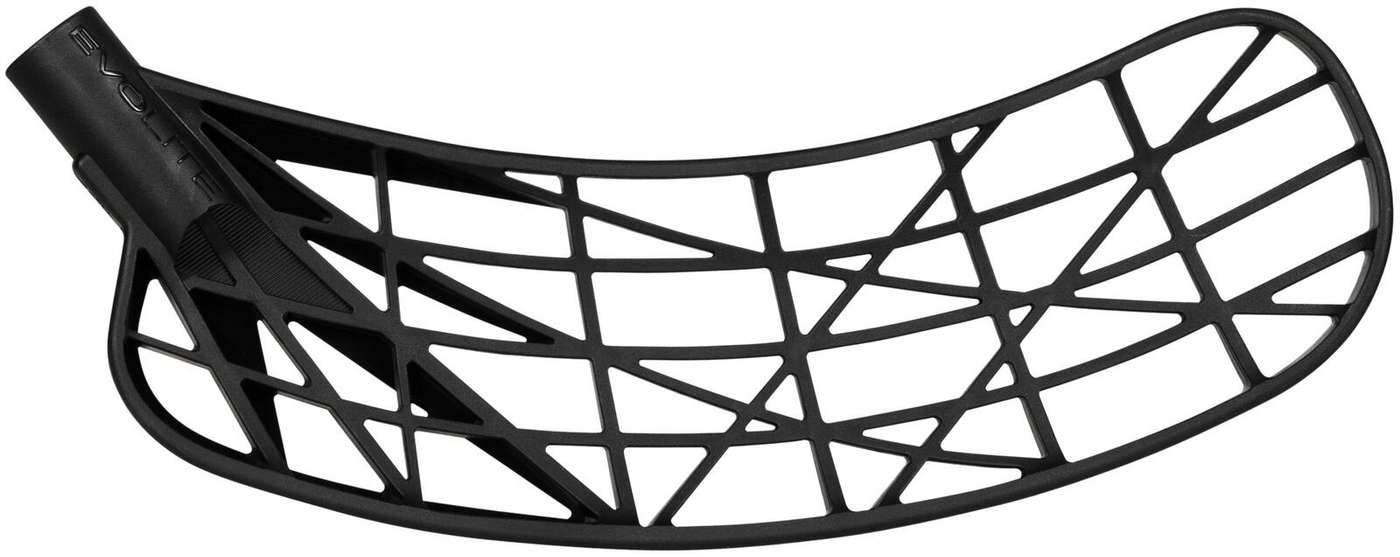 Лезвие ракетки для флорбола Unihoc Evolite, твердое, Titan PP, черное L