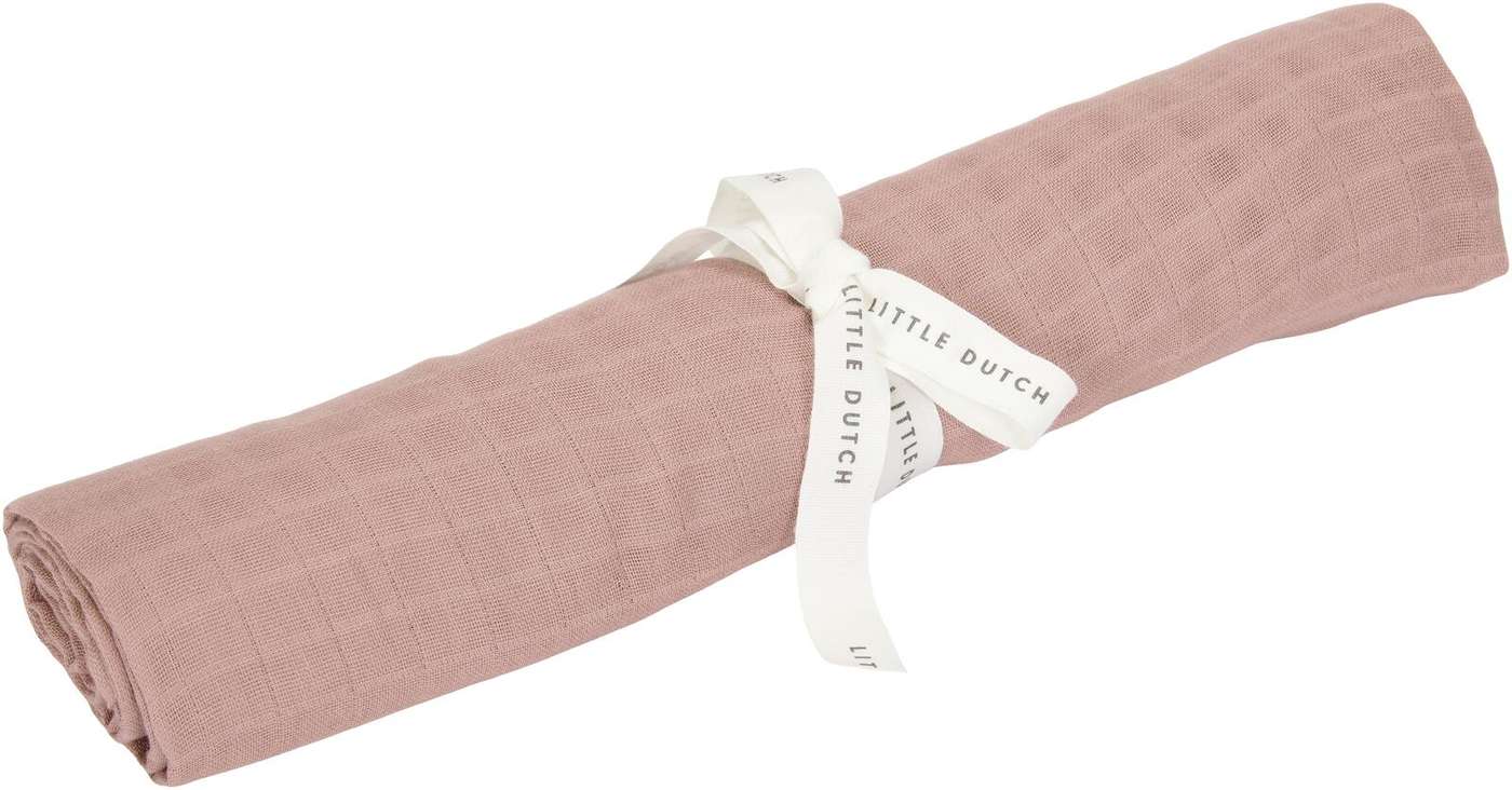 Полотенце голландское марлевое 120х120 см Pure Pink Fairy Blossom