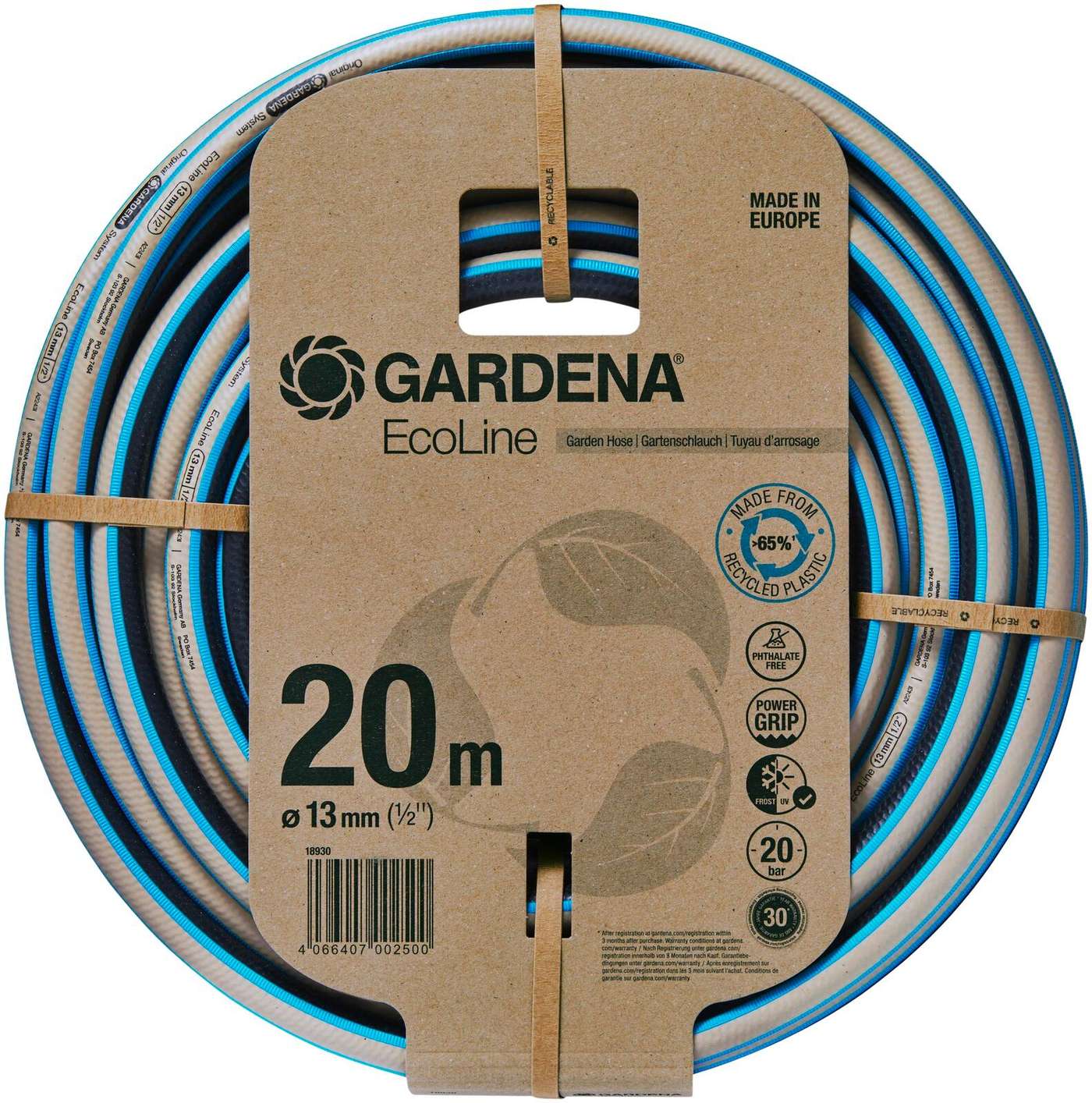Садовый шланг Gardena EcoLine 1 / 2", 20 м