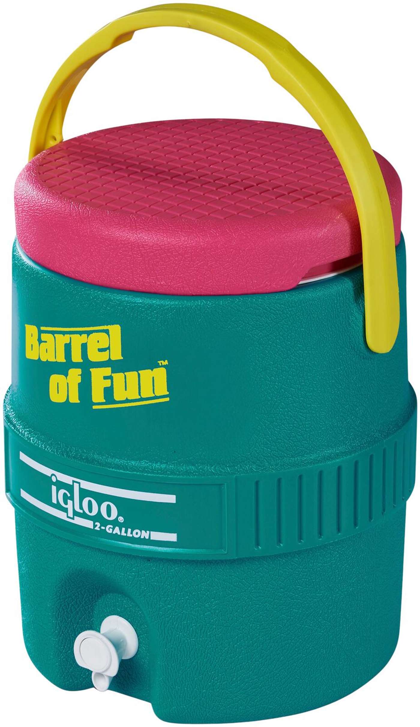Контейнер для питья Igloo Retro 8 л нефрит (цвет зелено-розовый)