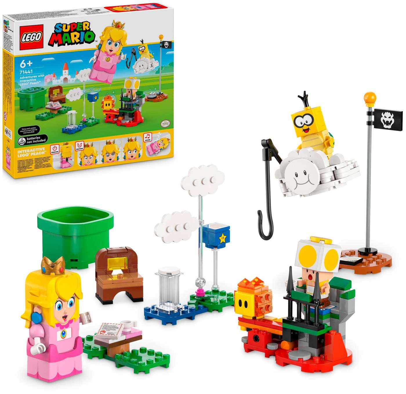 LEGO® Super Mario™ 71441 - Приключения интерактивного персонажа LEGO® Peach™