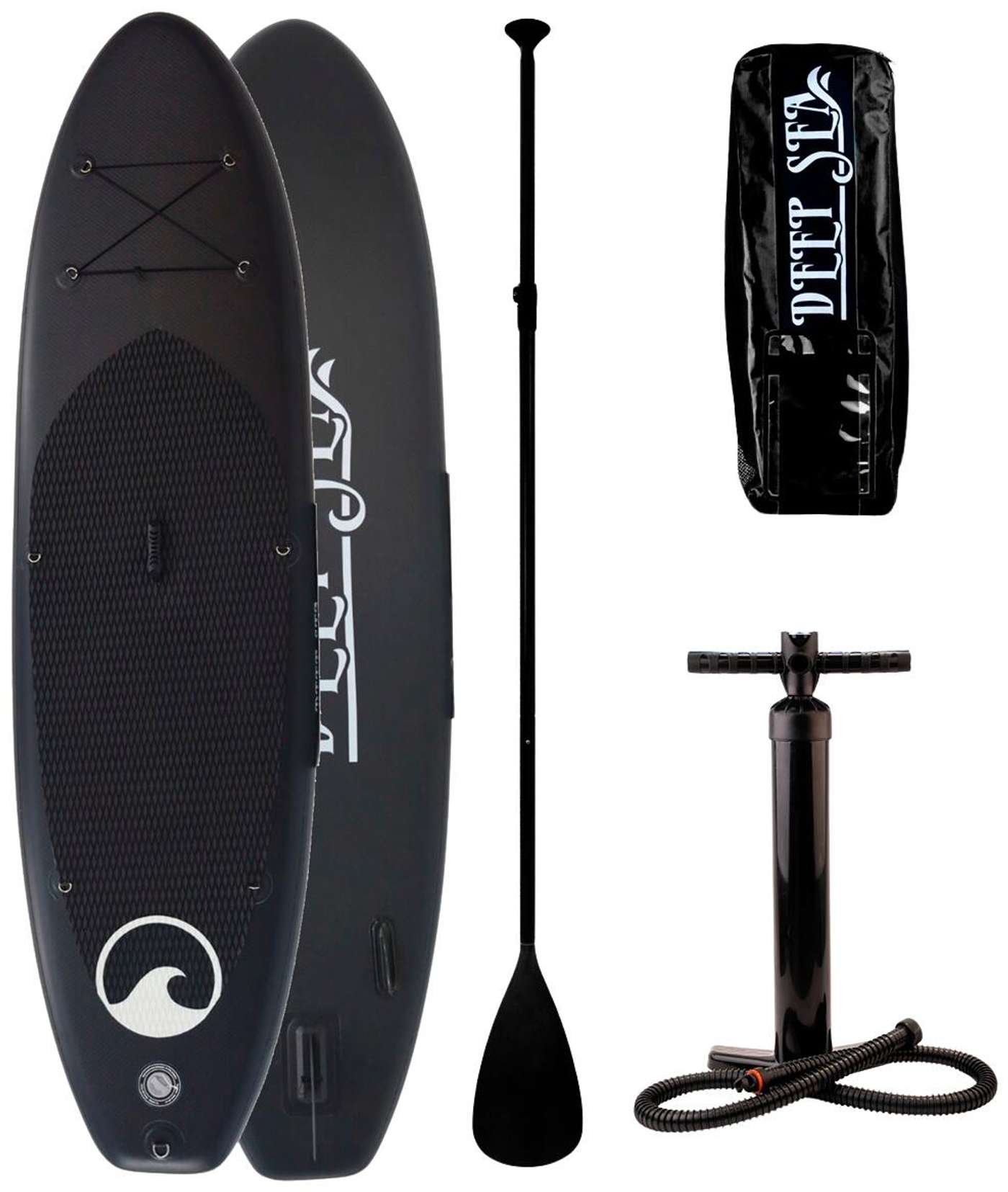 Набор досок Deep Sea SUP Pro, черный (цвет Черный)