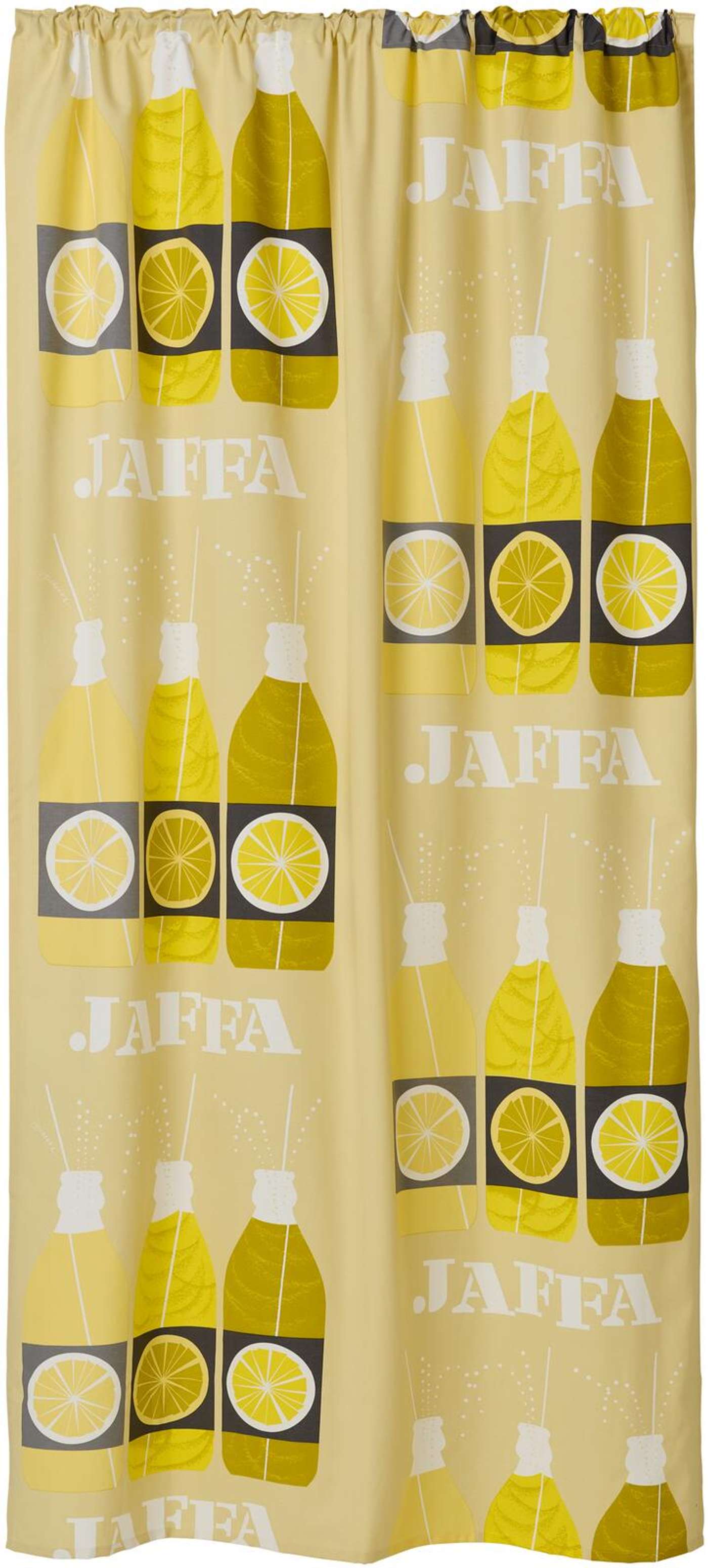 Боковая штора Vallila Jaffa 140x250 см желтая (цвет желтый)