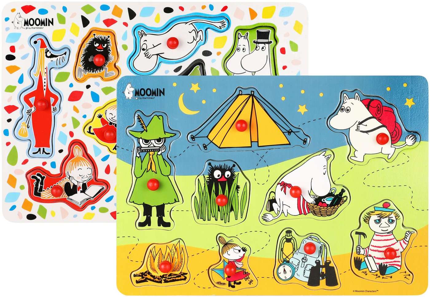 Пазл-кнопка Moomin by Martinex Муми-тролли, разные виды