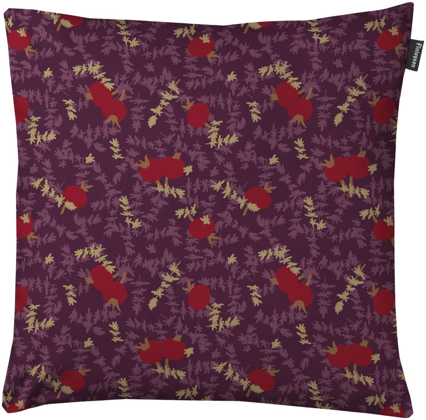 Finlayson Decorations. top Roseberry 48x48 слива (цвет слива)