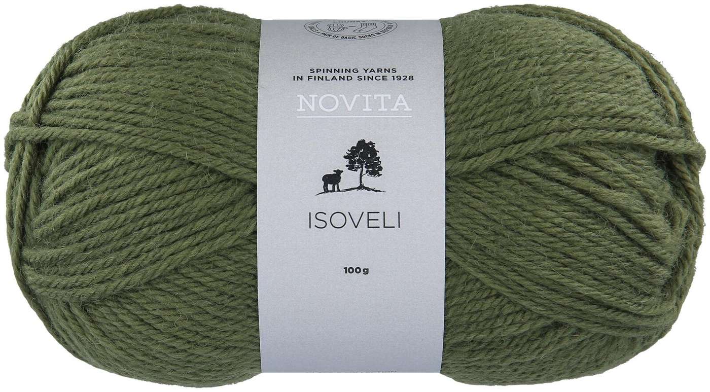 Пряжа Novita Isoveli 100 г камышовая (цвет Рид)