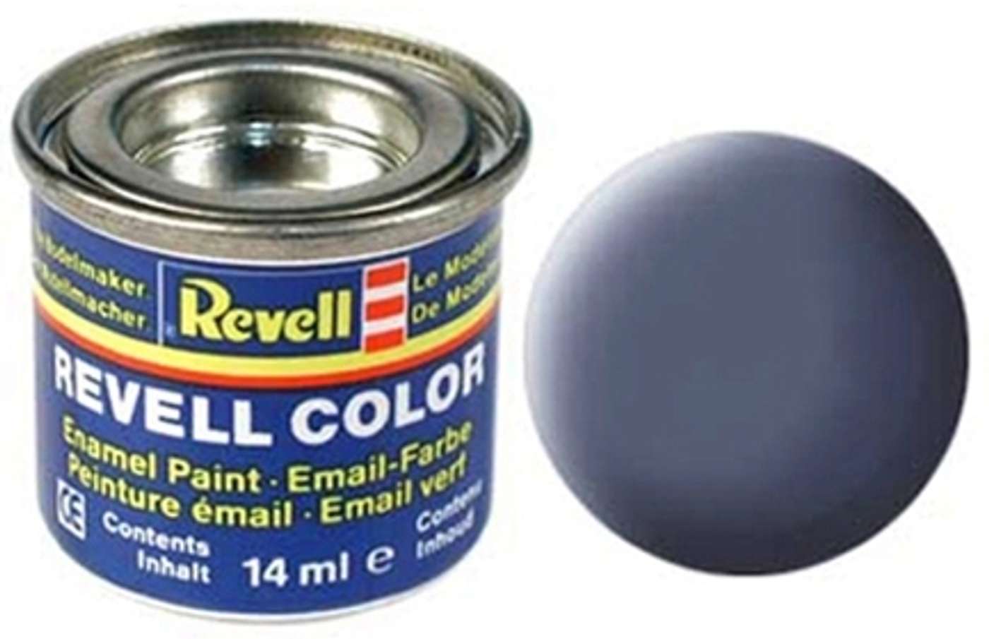 Краска Revell 14мл 57 серая матовая (цвет серый)