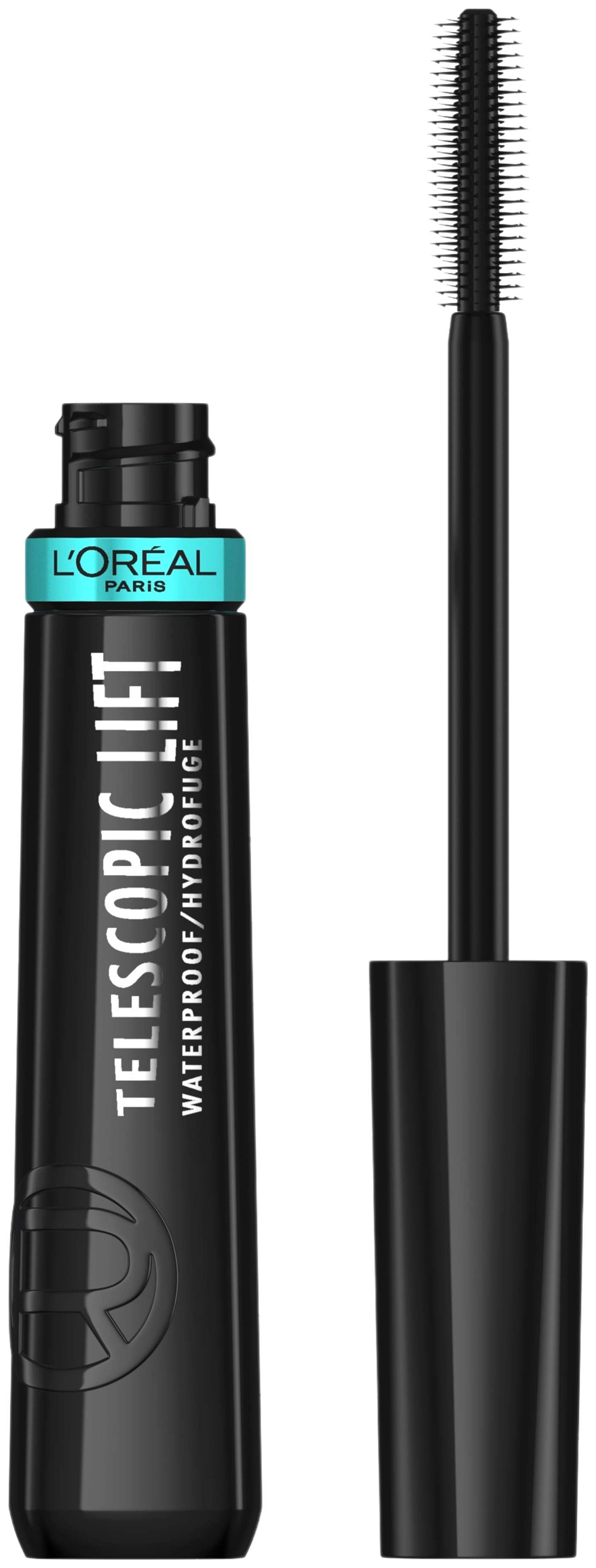L'Oréal Paris Telescope Lift Водостойкая черная тушь для ресниц 9, 9 мл (цвет Черный)