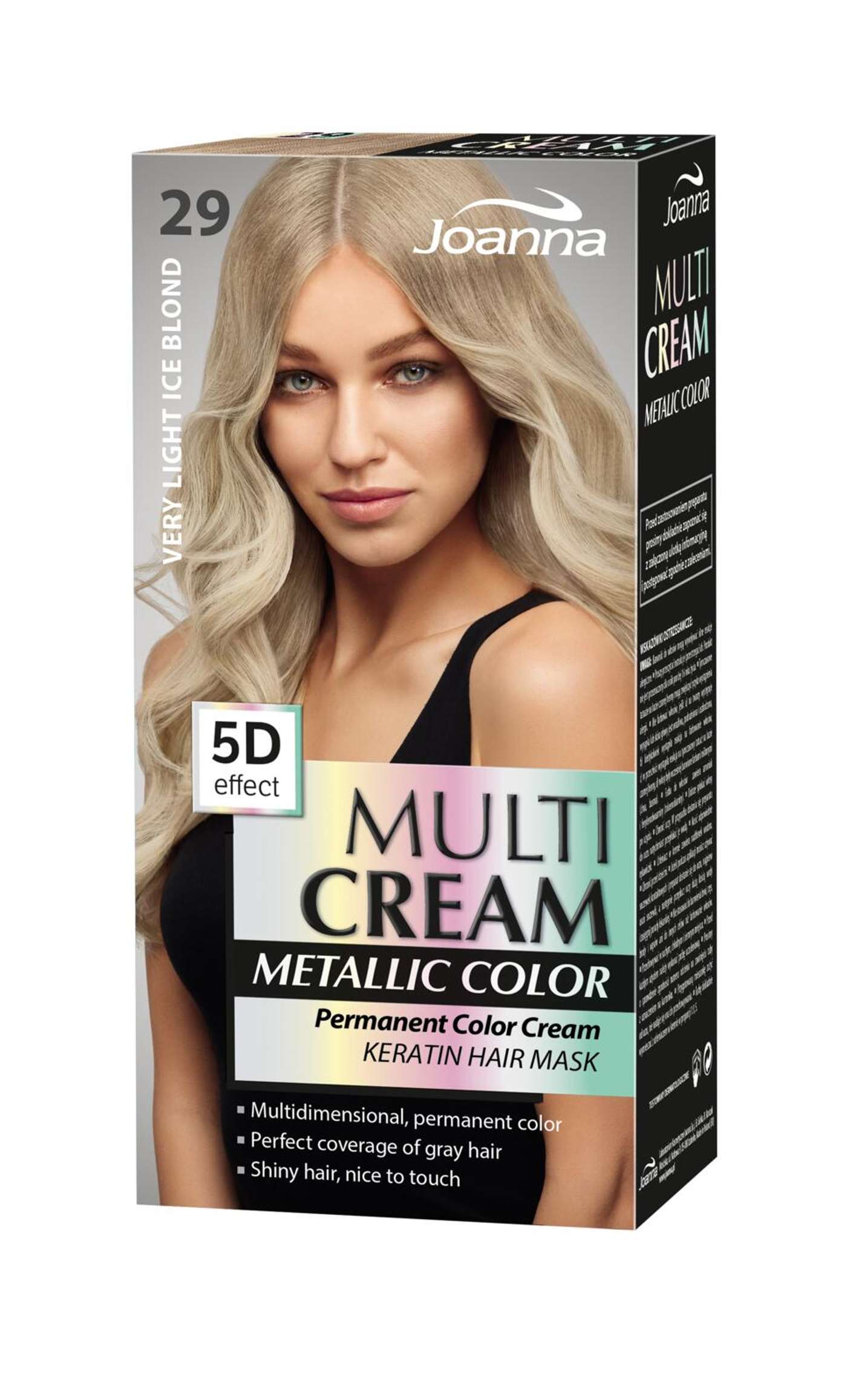 Joanna Multi Cream Metallic Color Ice Brown 29 цвет волос