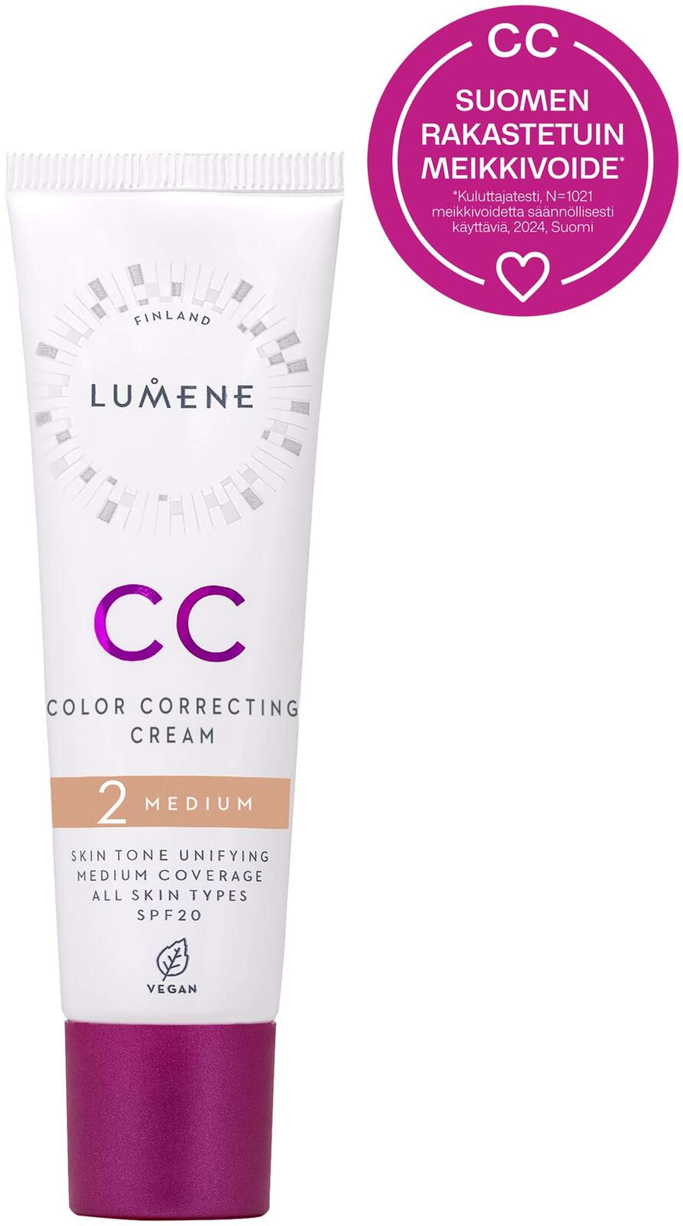 Корректирующая тональная основа Lumene CC SK20 2 Medium 30 мл (цвет Середина)