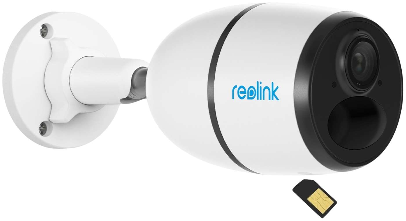 Смарт-камера Reolink Go Series G330 + SIM с питанием от аккумулятора, 4 МП, 4G, для использования на открытом воздухе (Go Plus)