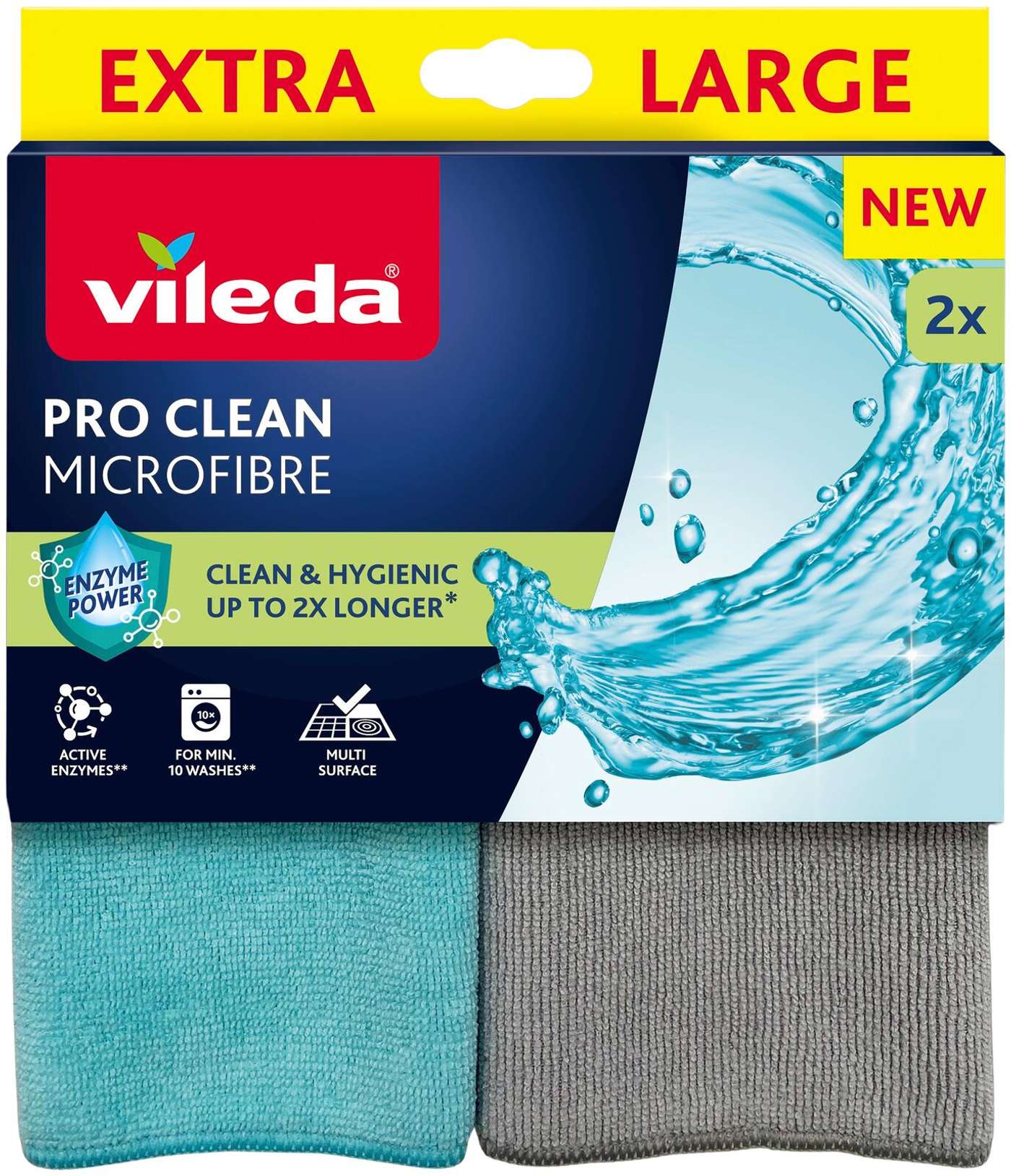 Салфетка из микрофибры Vileda Pro Clean 2 шт.