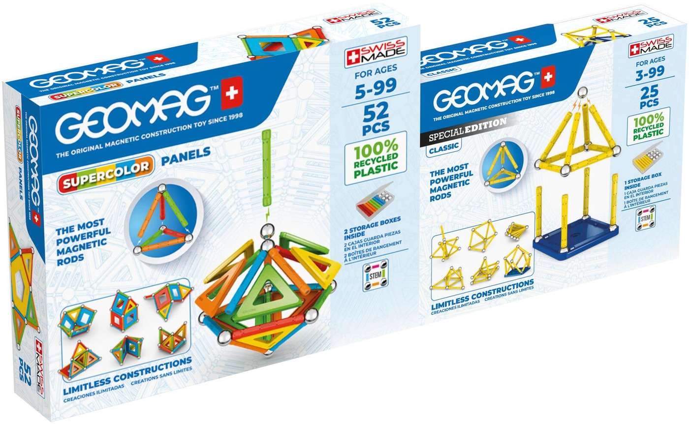 Geomag Supercolor & Yellow Двойной набор магнитов, 77 деталей