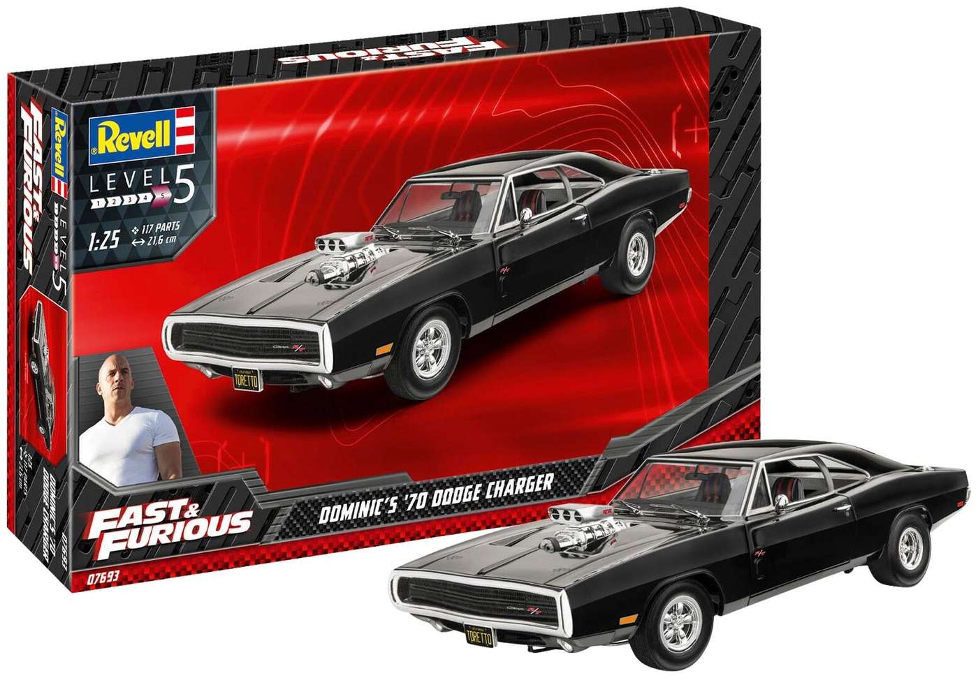 Dodge Charger 1970 года от Revell Fast & Furious Доминика