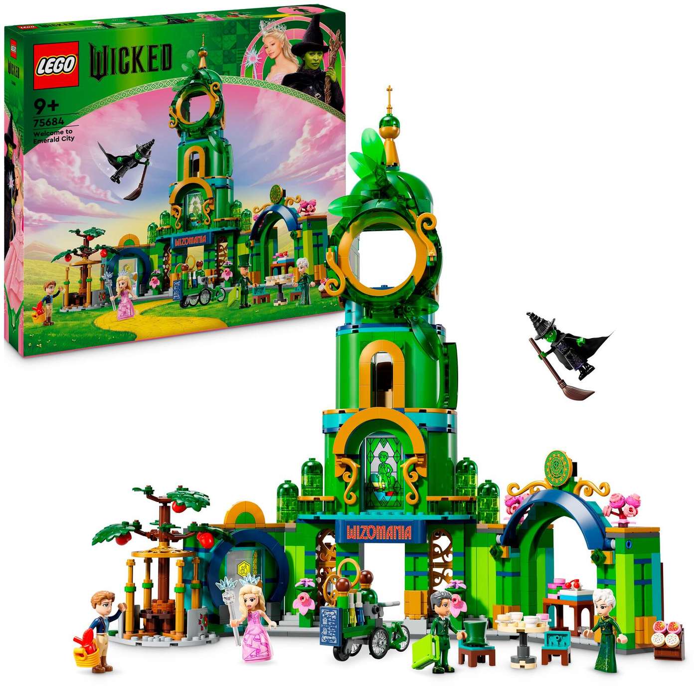 Коллекционная игрушка LEGO® Wicked Добро пожаловать в Изумрудный город 75684