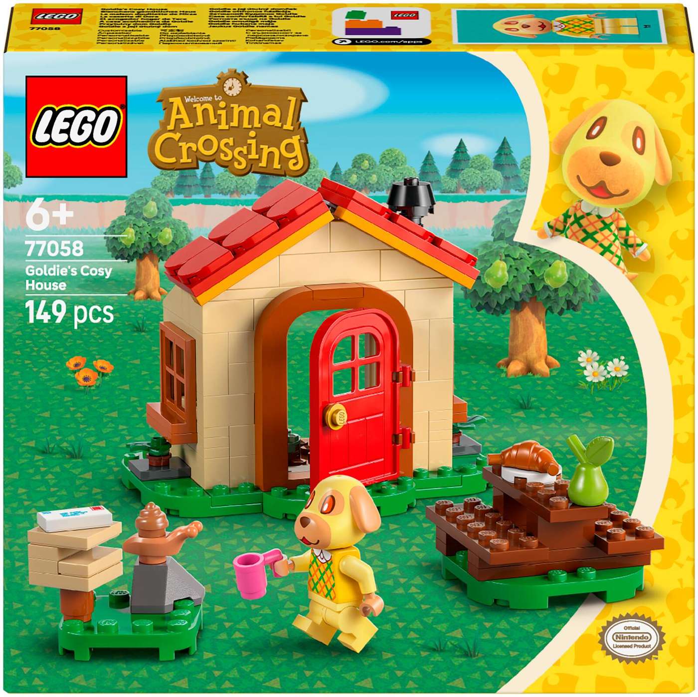 LEGO Animal Crossing 77058 Голди в своем уютном домике