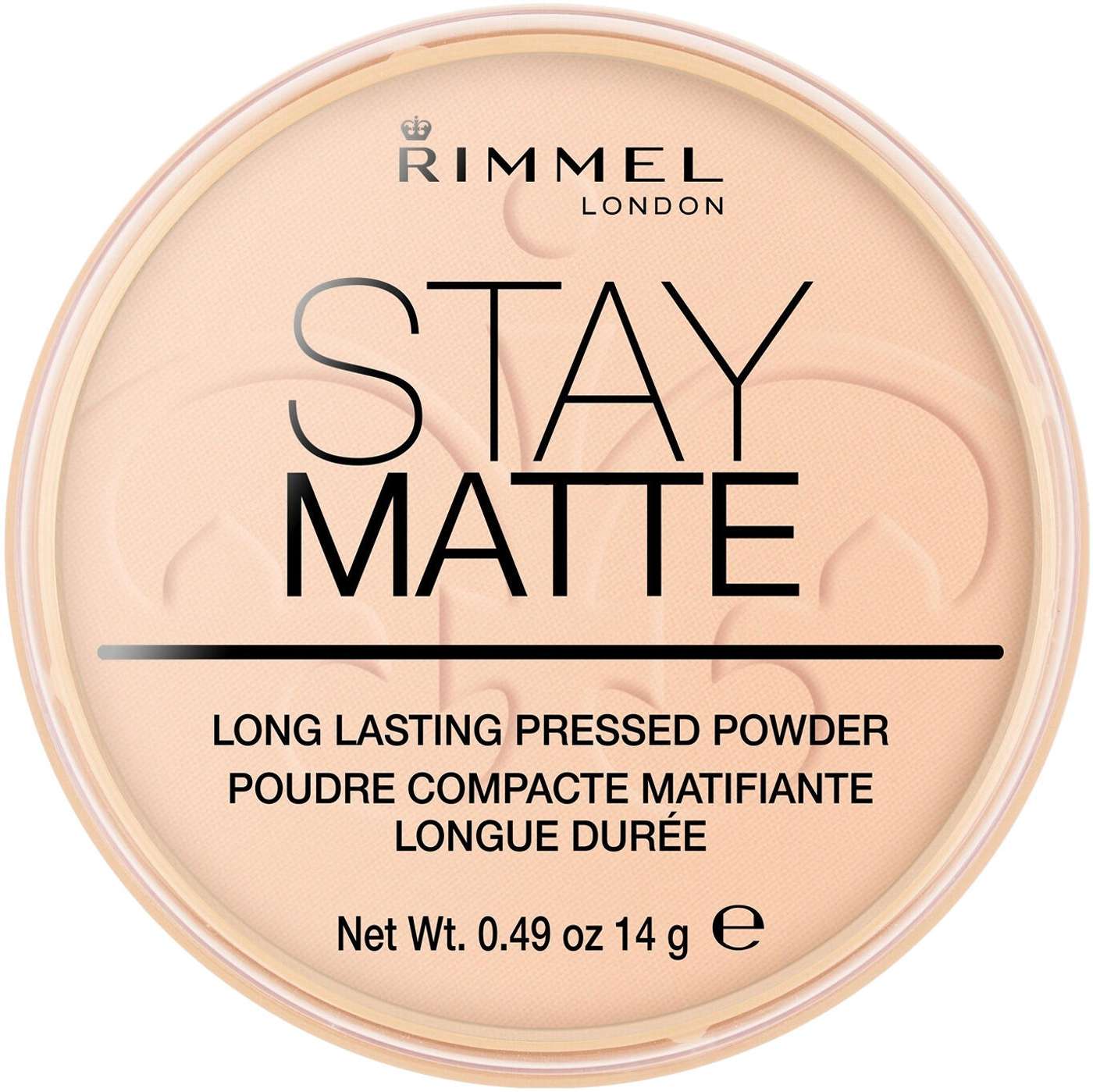 Прессованная пудра Rimmel 14 г Stay Matte 007 каменная пудра из мохера (цвет Мохер)