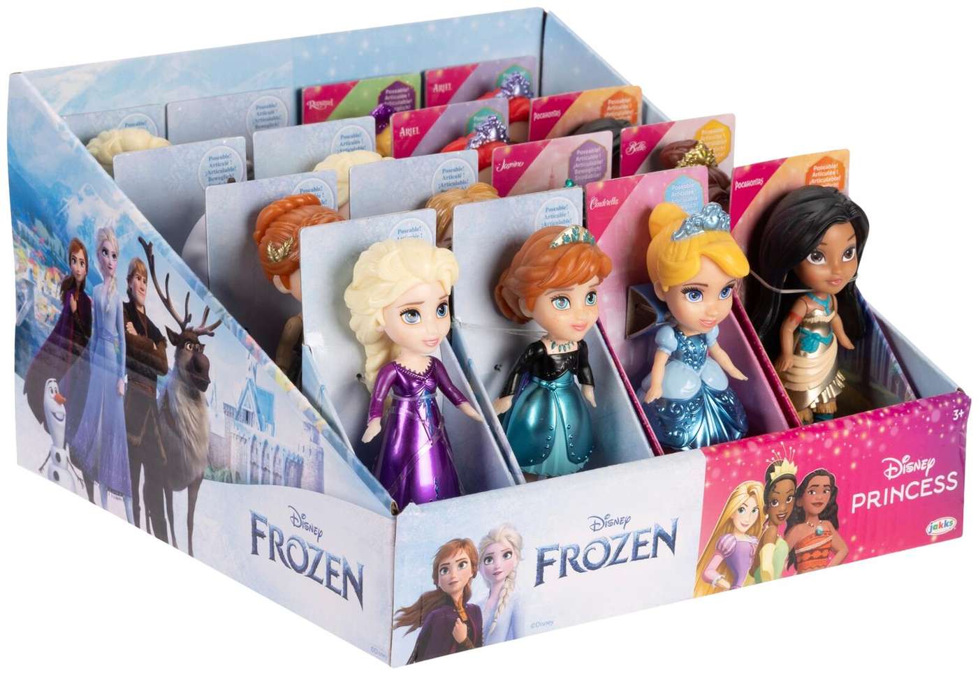 Мини-кукла Disney Princess & Frozen 7 см, разные