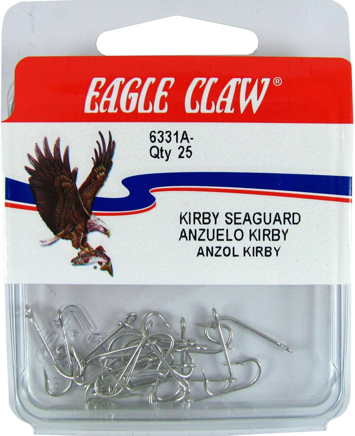 Крючок Eagle Claw 6331A-20 25 шт / кор. (цвет прозрачный)
