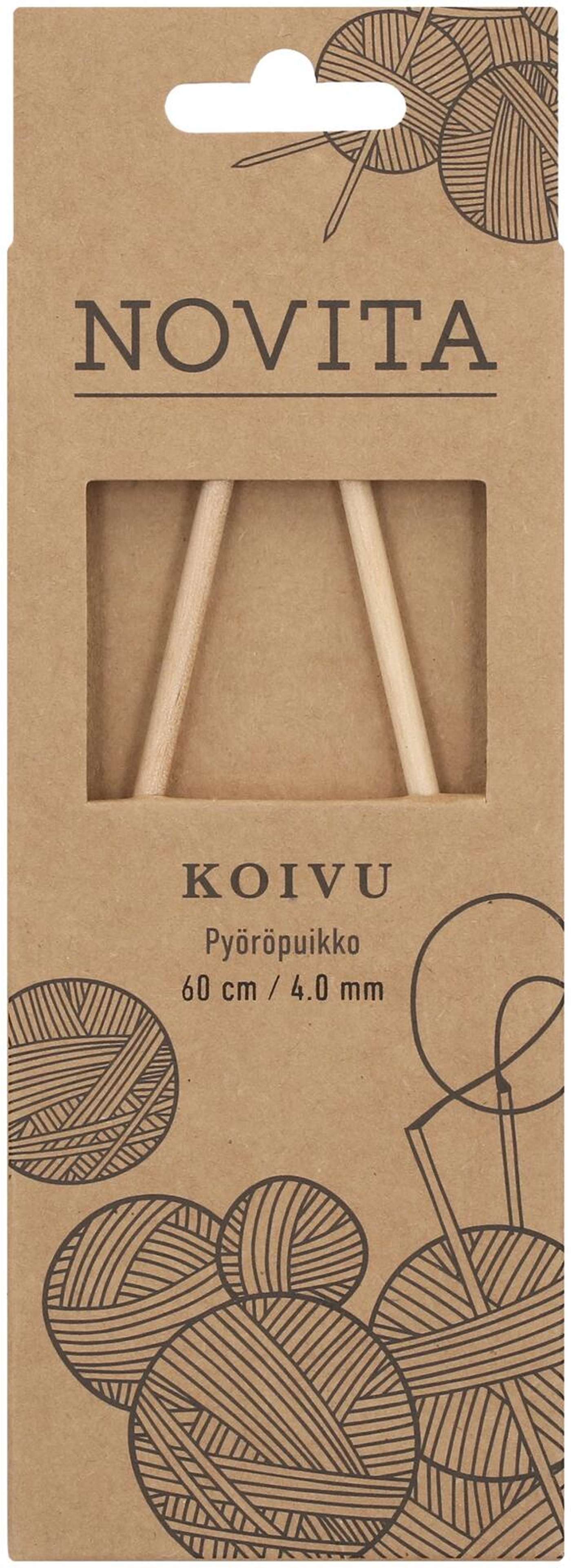 Novita Палочка круглая березовая 60см - 4мм