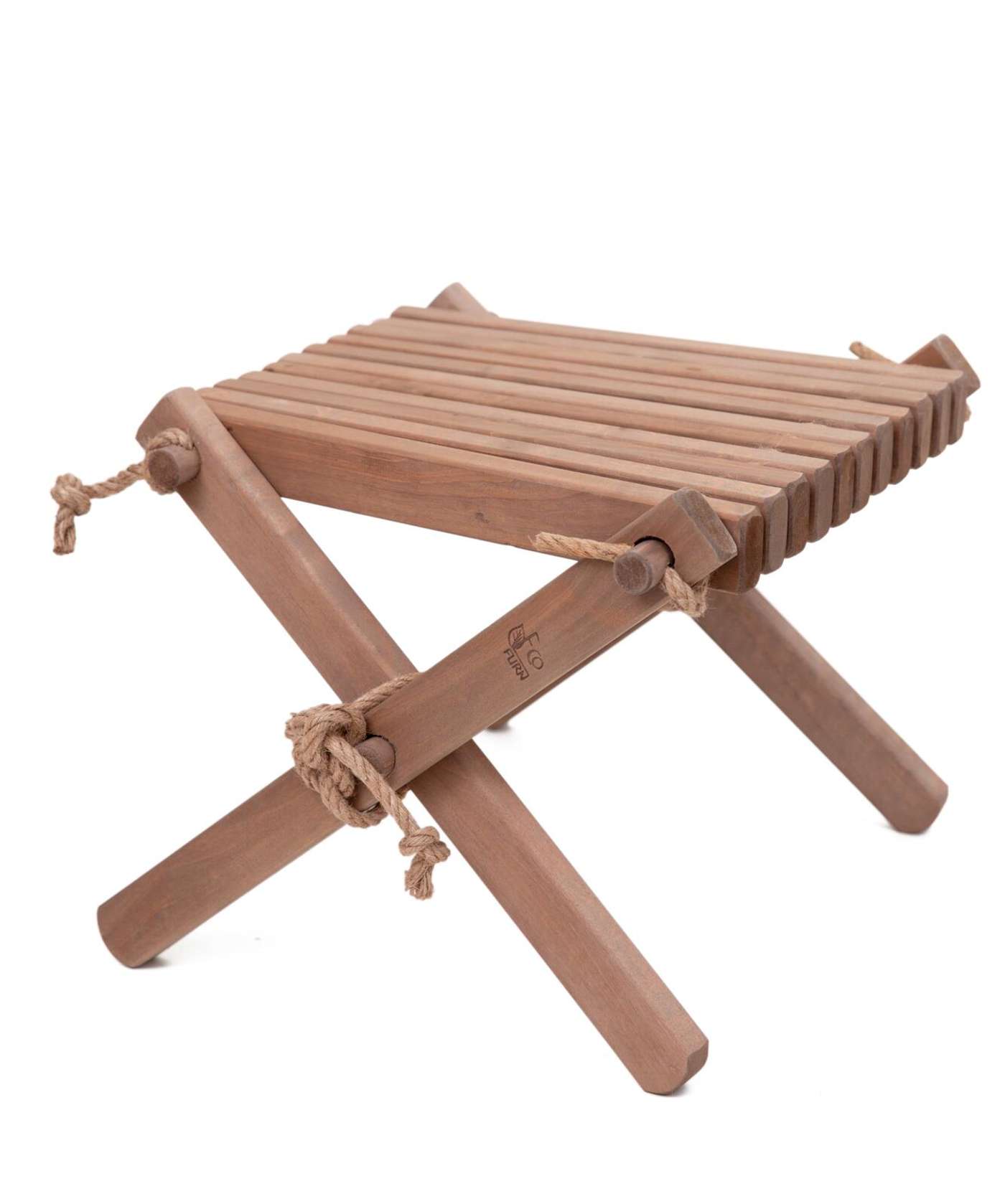 EcoFurn® Lilli стол / подставка для ног дегтярно-серый, ольха, промасленный (цвет серый)