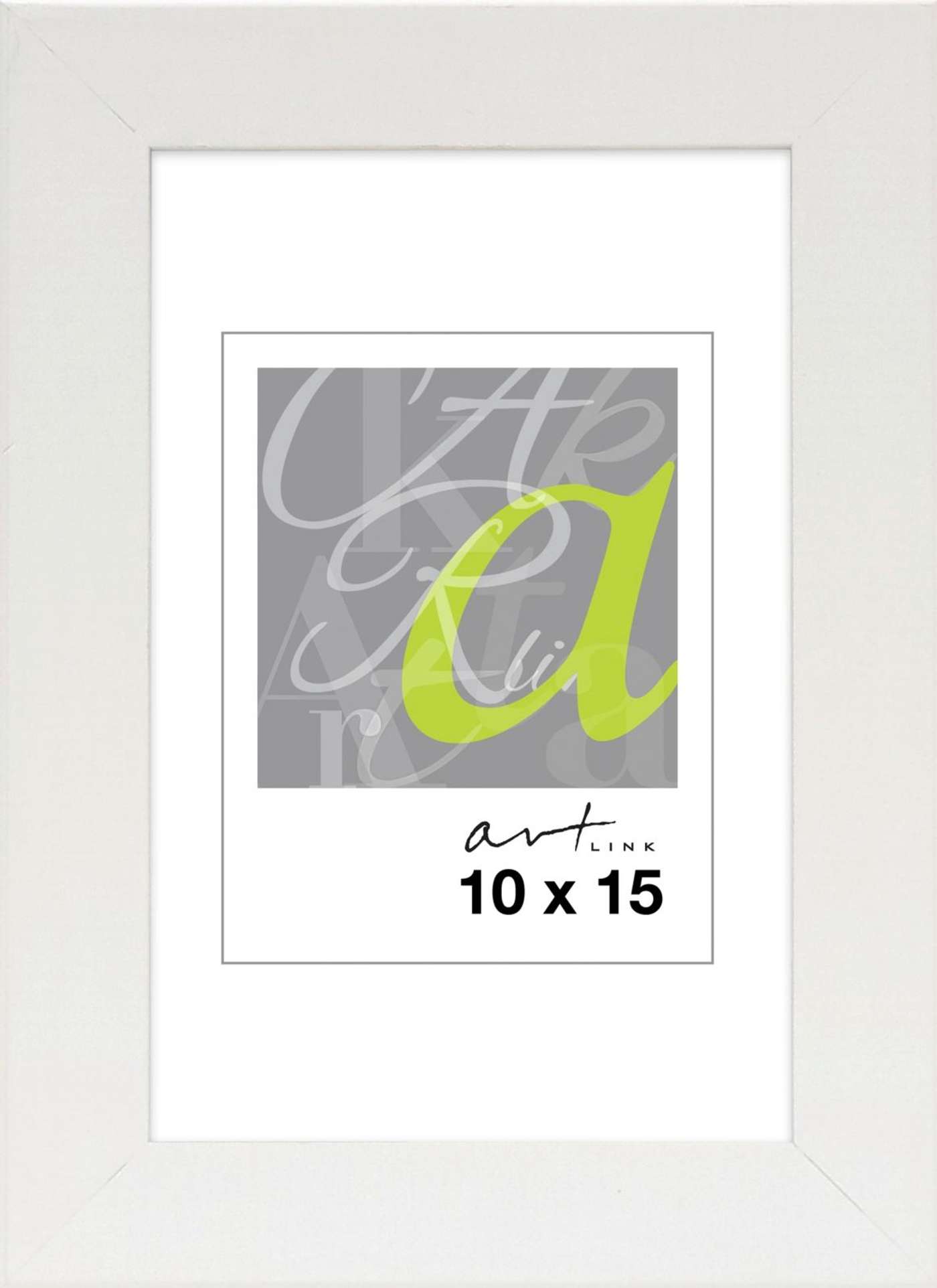 Рамка Art Link Trendline 10 x 15 см белая (цвет белый)