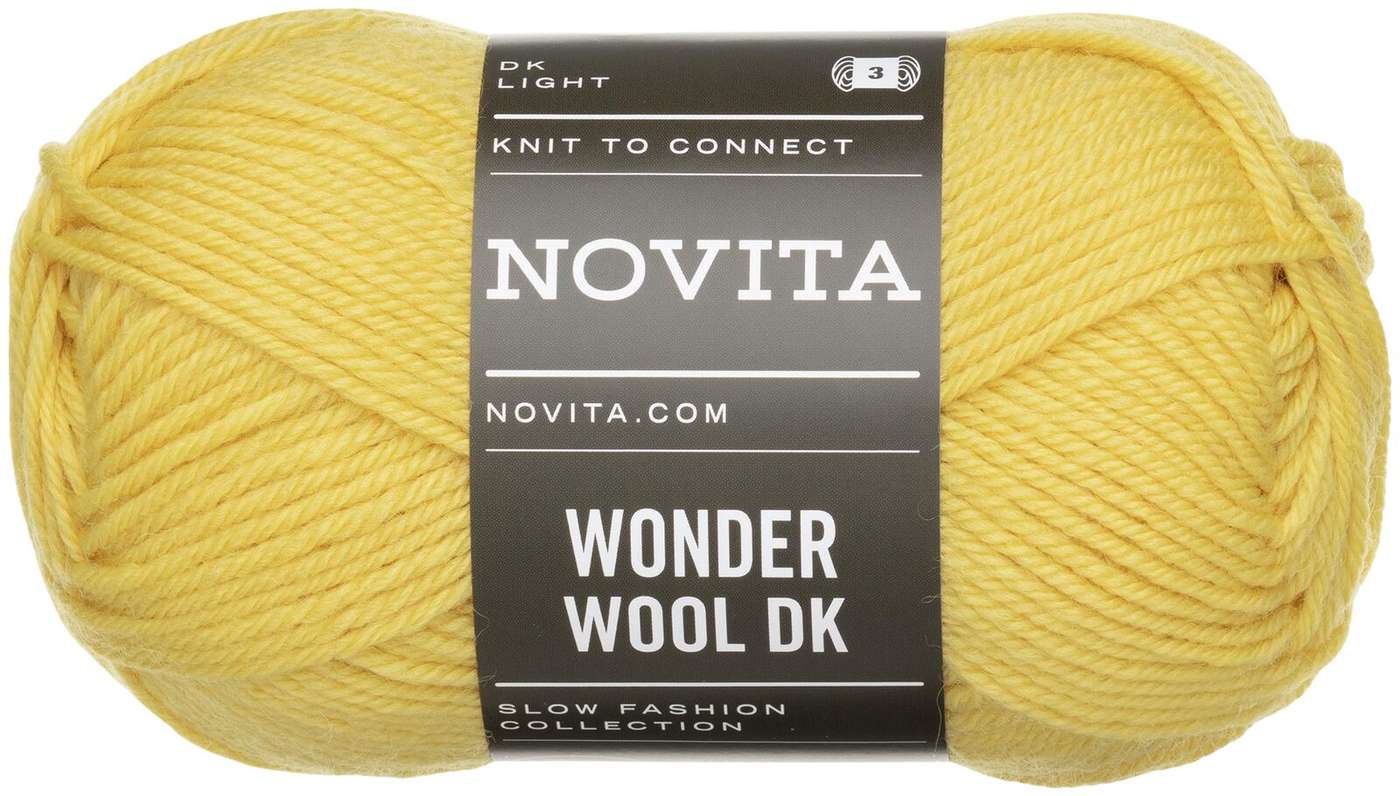 Пряжа Novita Wonder Wool DK 50г отжим 277 (цвет диск)