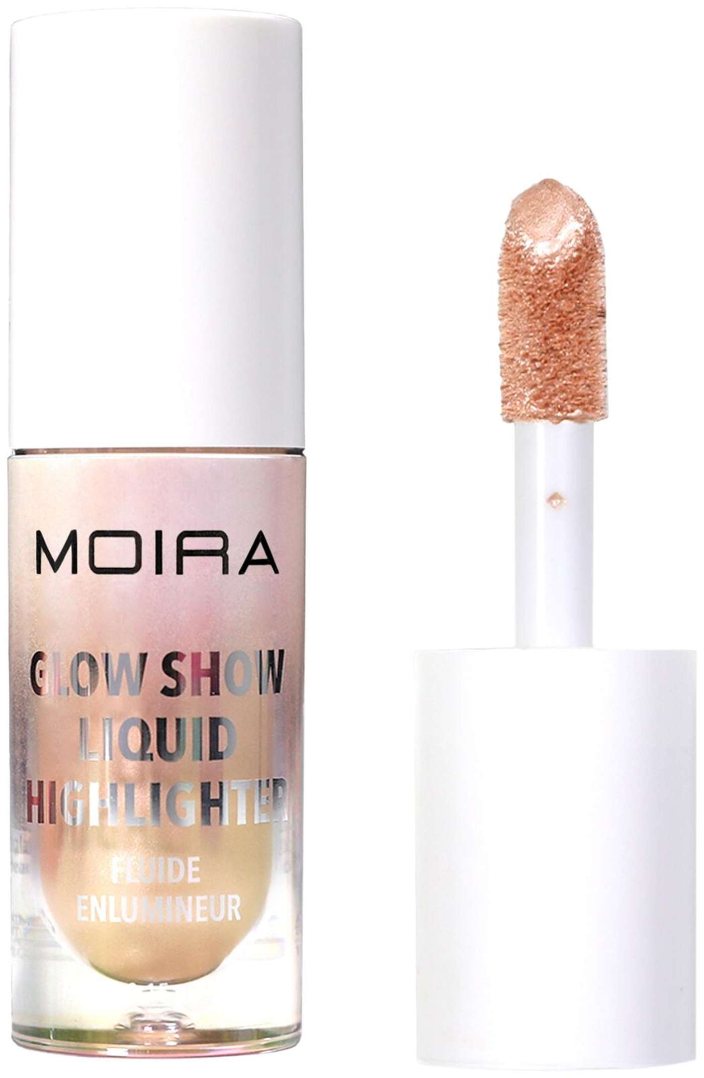 MOIRA Glow Show Liquid Highlighter 003 Жидкий хайлайтер Champagne Delight 4, 3 г (размер СТАНДАРТ, цвет Шампанское Наслаждение)