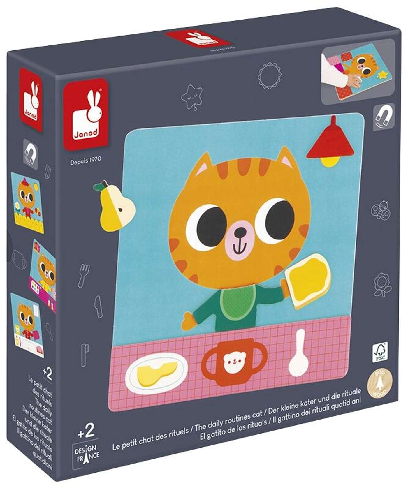 Расписание игрового кота Janod Magnetic