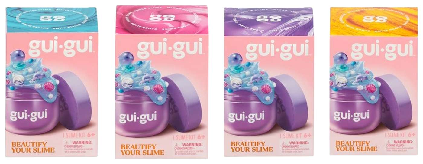 GUI GUI слайм, разные виды