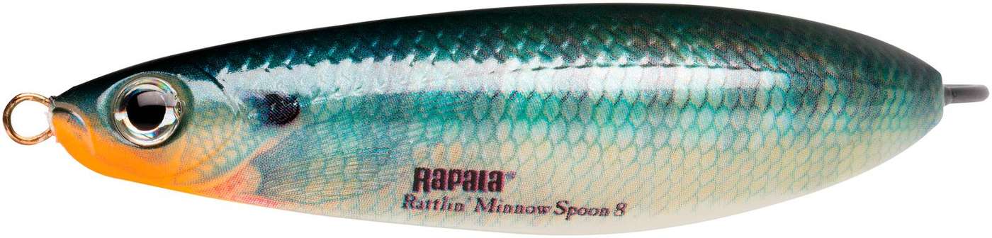 Блесна Rapala Rattlin' Minnow Spoon 08 BG