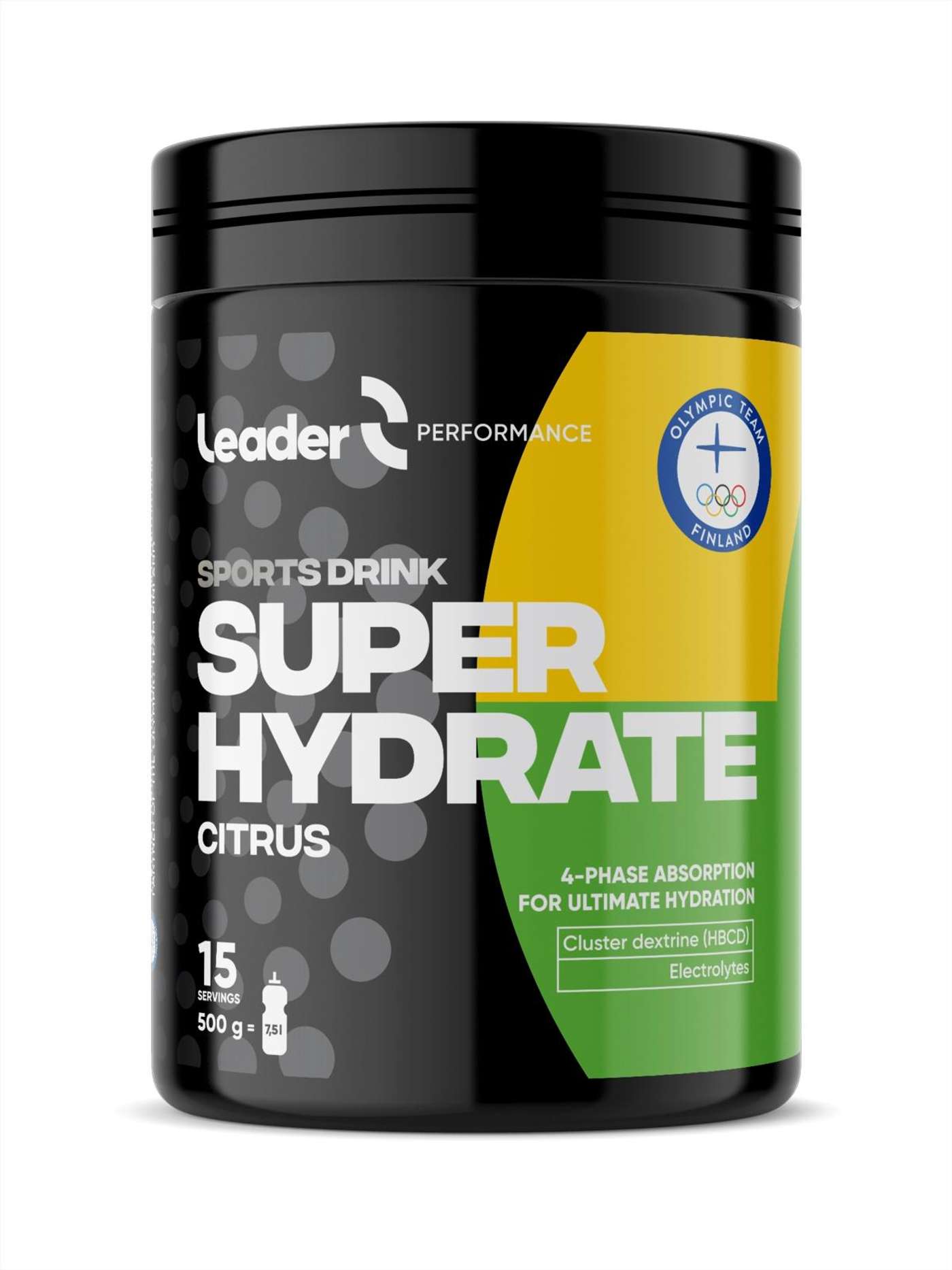 Напиток Leader Performance Super Hydrate Sport спортивный напиток порошок со вкусом цитрусовых 500 г