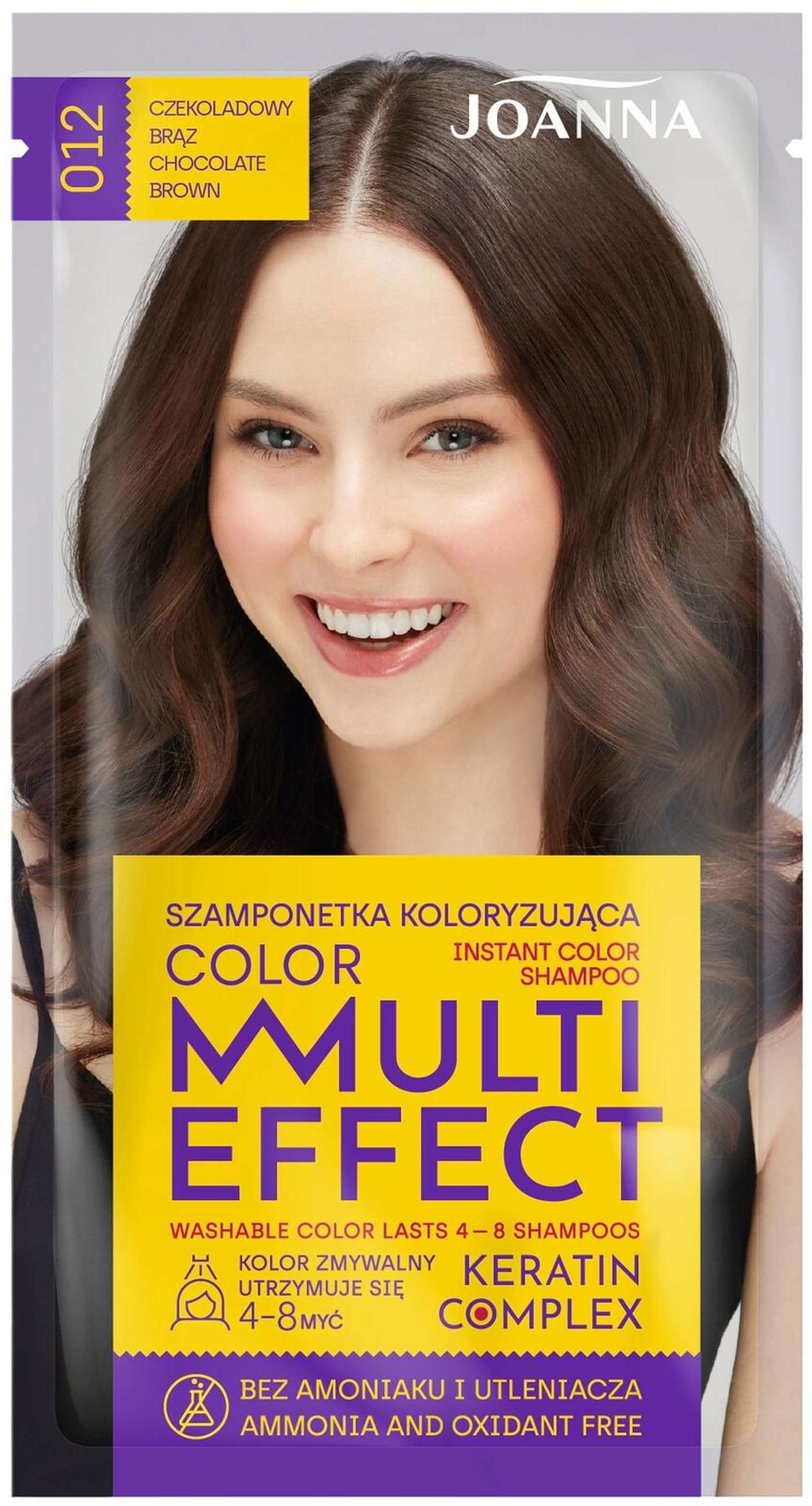 Шампунь Joanna Multi Effect Шоколадно-коричневый 012