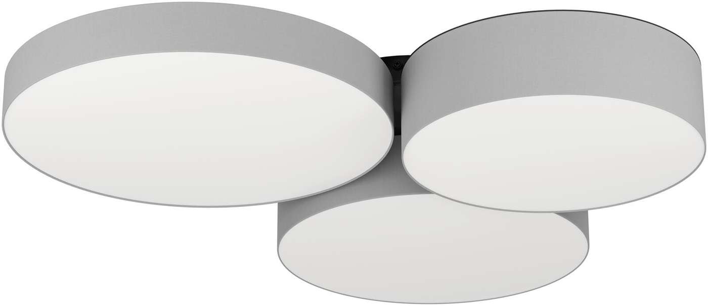 Умный потолочный светильник EGLO Barbano-Z LED 3X7. 5W серый / белый (цвет Серый / Белый)