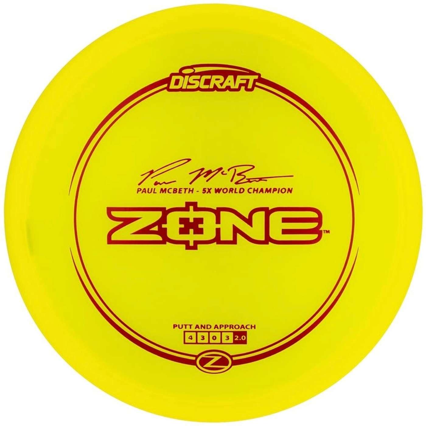 Паттеры Discraft Z Zone Paul McBeth, разные (цвет цветовая гамма)