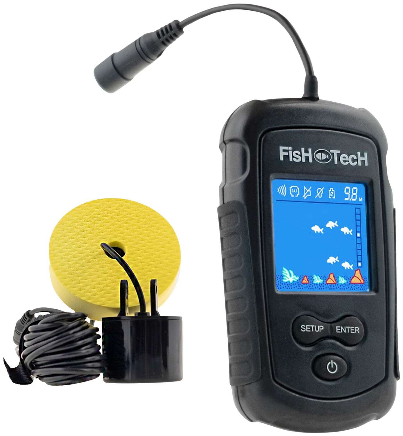 Сонар Fish tech Fish Finder 881 (цвет Черный)