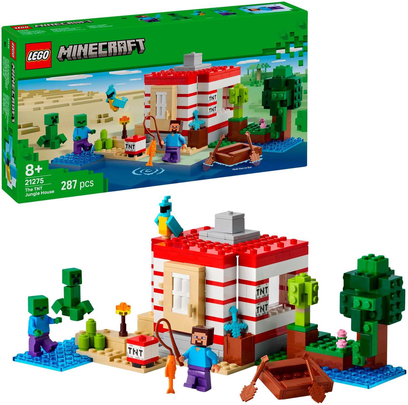 LEGO® Minecraft 21275 Дом в джунглях TNT