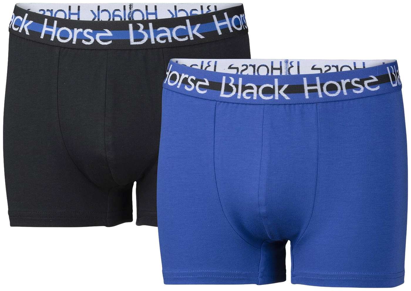 Детские боксеры Black Horse, 2 пары J039 (размер 110-116 СМ, цвет Синий и Черный)