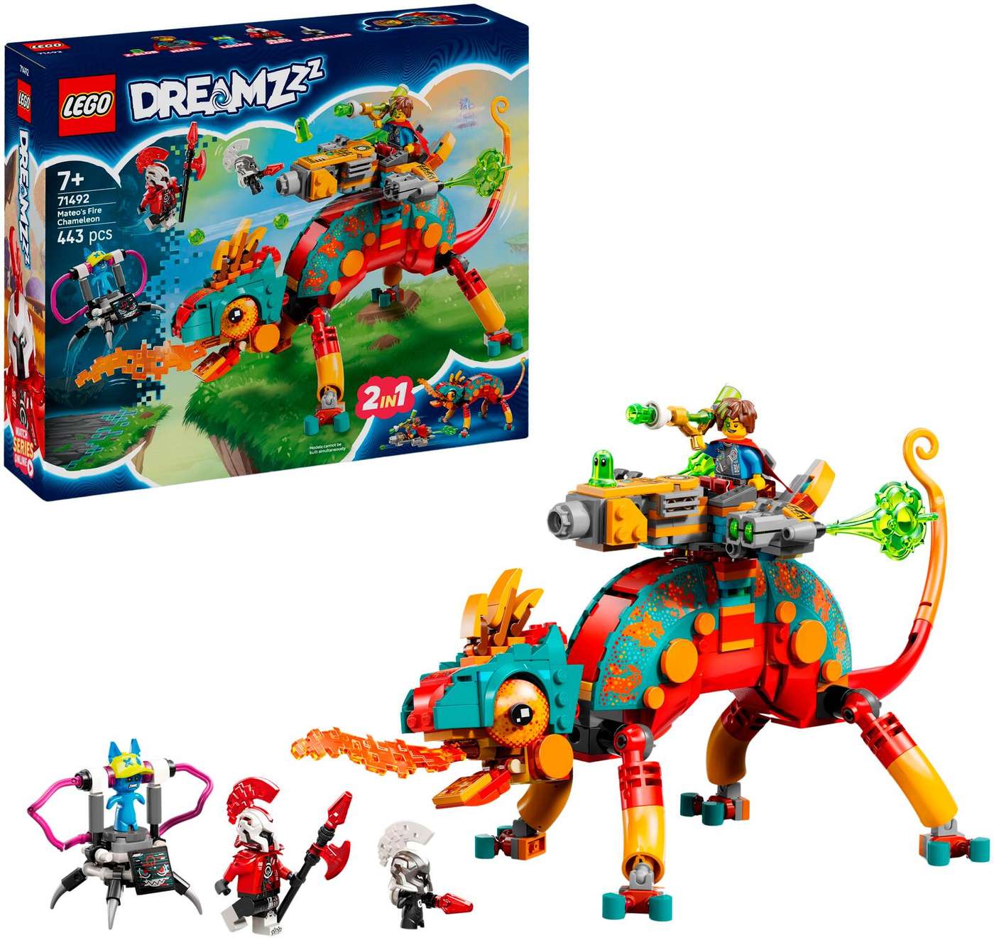 LEGO® DREAMZzz 71492 Огненный хамелеон Матео