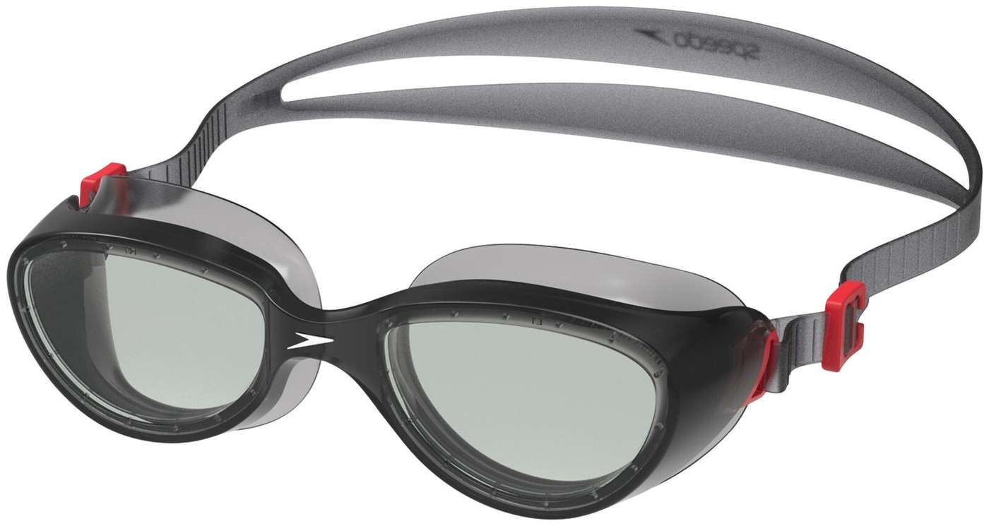Очки для плавания унисекс Speedo Futura Hydrospex (цвет Спидометр Черный / Сталь)